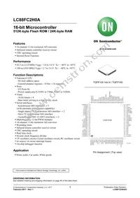 LC88FC2H0AVUTE-2H Datasheet Cover