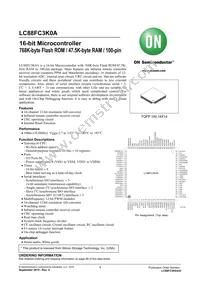 LC88FC3K0AUTJ-2H Datasheet Cover