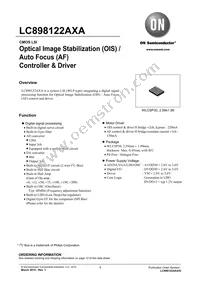 LC898122AXA-VH Datasheet Cover