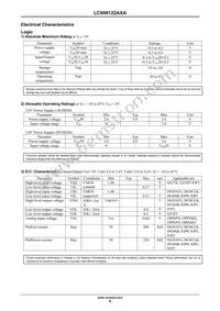 LC898122AXA-VH Datasheet Page 8