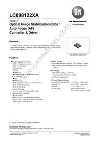 LC898122XA-VH Datasheet Cover