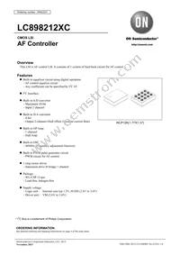 LC898212XC-MH Datasheet Cover