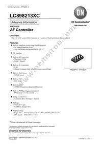 LC898213XC-MH Datasheet Cover