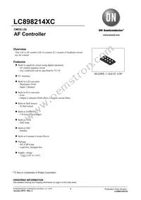 LC898214XC-MH Datasheet Cover