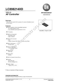 LC898214XD-MH Datasheet Cover