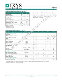 LCA100S Datasheet Page 2