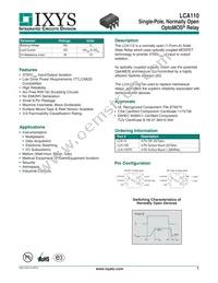 LCA110S Datasheet Cover