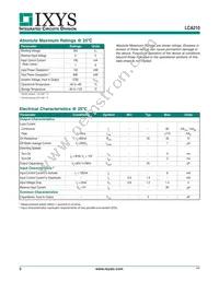 LCA210 Datasheet Page 2