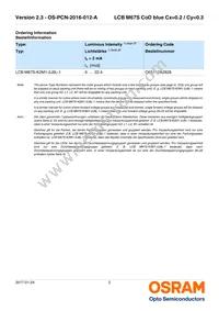 LCB M67S-K2M1-2J8L-1-Z Datasheet Page 2