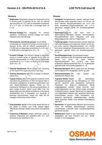 LCB T67S-P2R2-2J8L-1-10-R18-Z Datasheet Page 23