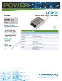 LCB100W Datasheet Cover