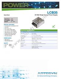 LCB35W Datasheet Cover