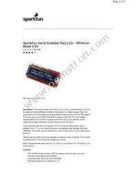 LCD-09067 Datasheet Cover