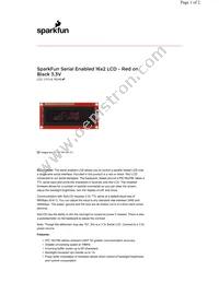 LCD-09068 Datasheet Cover