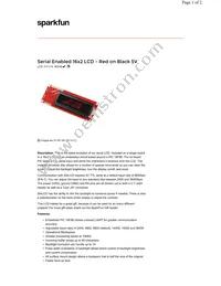 LCD-09394 Datasheet Cover