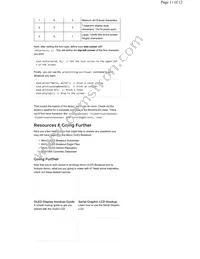 LCD-13003 Datasheet Page 11