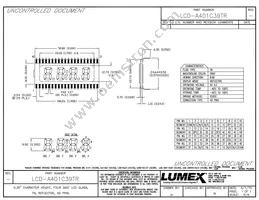 LCD-A401C39TR Datasheet Cover