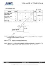 LCD-OLINUXINO-15.6FHD Datasheet Page 13