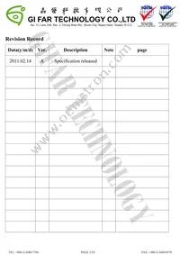 LCD-OLINUXINO-4.3TS Datasheet Page 2