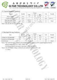 LCD-OLINUXINO-4.3TS Datasheet Page 9