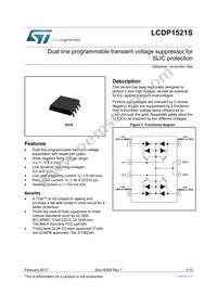 LCDP1521SRL Datasheet Cover