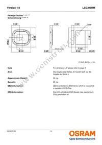 LCG H9RM-KZLZ-1-Z Datasheet Page 14