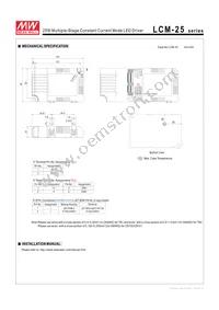 LCM-25 Datasheet Page 8
