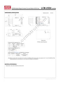 LCM-25DA Datasheet Page 8