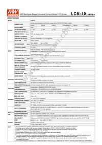 LCM-40 Datasheet Page 2
