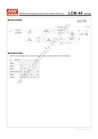 LCM-40 Datasheet Page 3