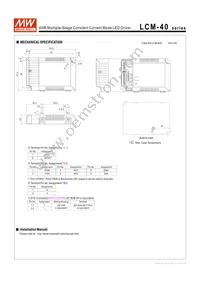 LCM-40 Datasheet Page 8