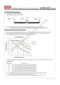 LCM-40U Datasheet Page 5