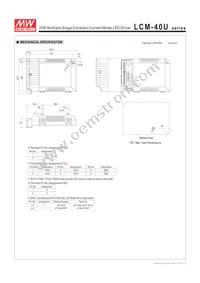 LCM-40U Datasheet Page 7
