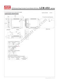 LCM-40U Datasheet Page 9