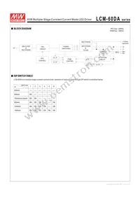 LCM-60DA Datasheet Page 3