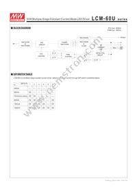 LCM-60U Datasheet Page 3