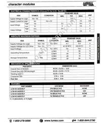 LCM-S01602DTR/F Datasheet Page 2