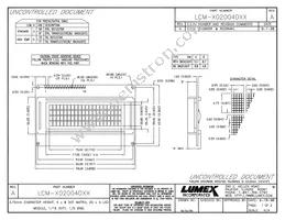 LCM-S02004DTR Datasheet Cover