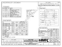 LCM-S320240GWF/C-C Datasheet Page 2