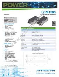 LCM1500Q-T-5 Datasheet Cover