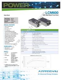 LCM600U-T Datasheet Cover