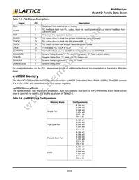 LCMXO640E-5F256C Datasheet Page 13