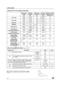 LCP02-150B1 Datasheet Page 2