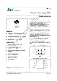 LCP12-150B1RL Datasheet Cover