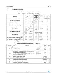 LCP12-150B1RL Datasheet Page 2