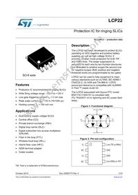 LCP22-150B1RL Datasheet Cover