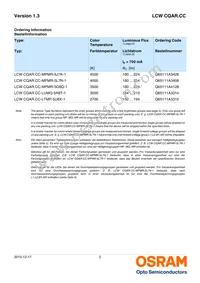 LCW CQAR.CC-MRMT-5L7N-1-700-R18 Datasheet Page 2
