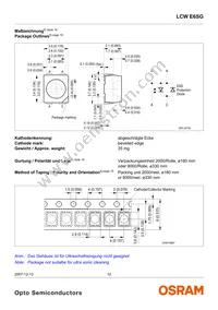 LCW E6SG-U2AB-Q3R5-Z Datasheet Page 12