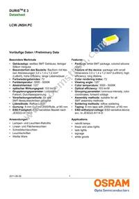 LCW JNSH.PC-BSBU-5L7N-1 Datasheet Cover