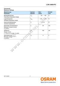 LCW JNSH.PC-BSBU-5L7N-1 Datasheet Page 3